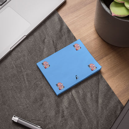 Post-it® Note Pads: Dragons Lite Blue