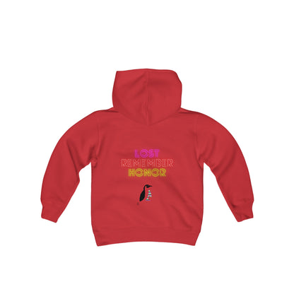 Youth Heavy Blend Hooded Sweatshirt: Mga Lobo 