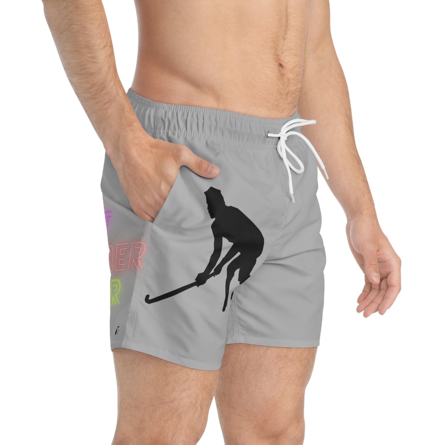 Swim Trunks: Hockey Lite Grey