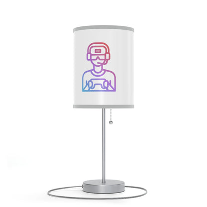 Lamp on a Stand, US|CA plug: Gaming White 