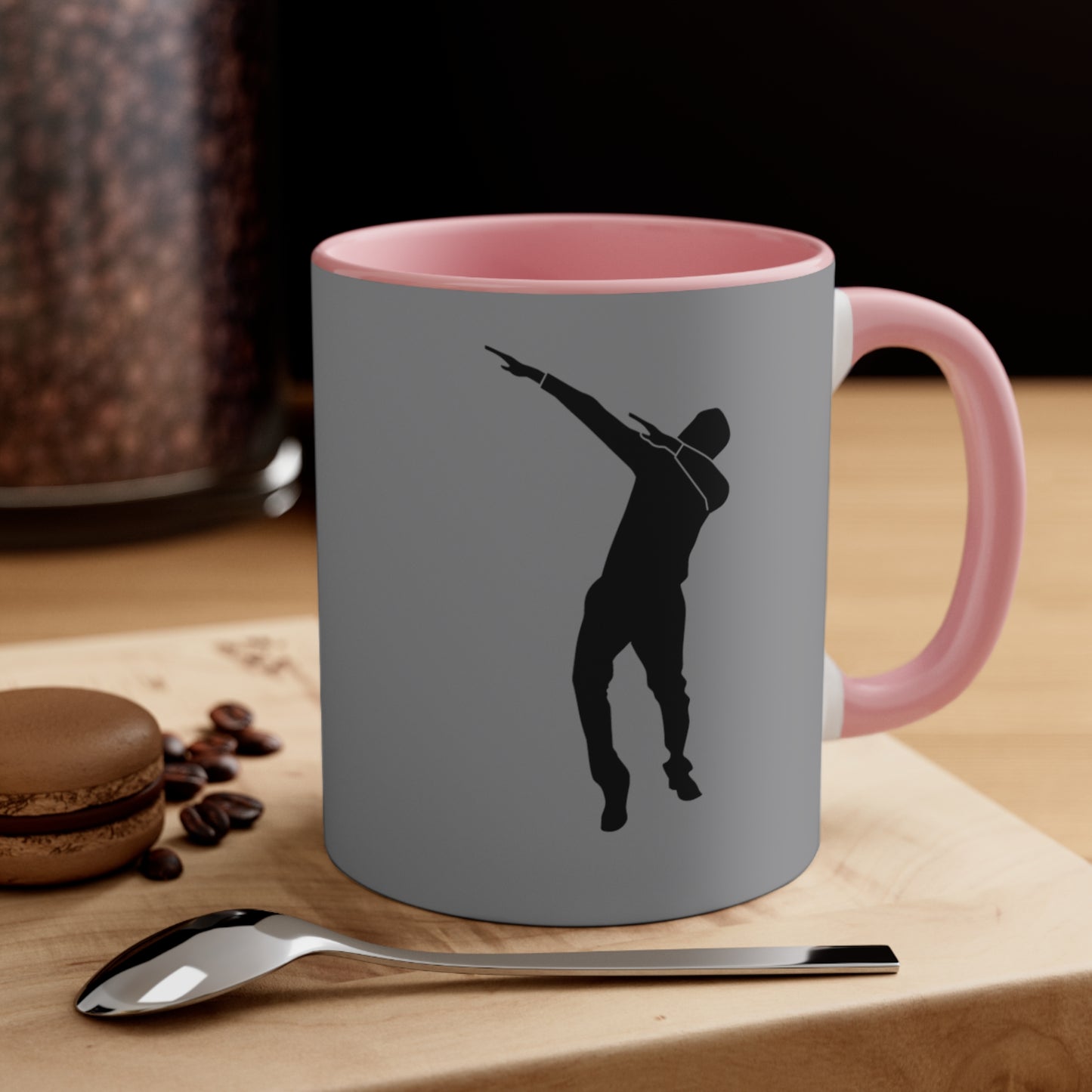 Accent Coffee Mug, 11oz: Dance Grey
