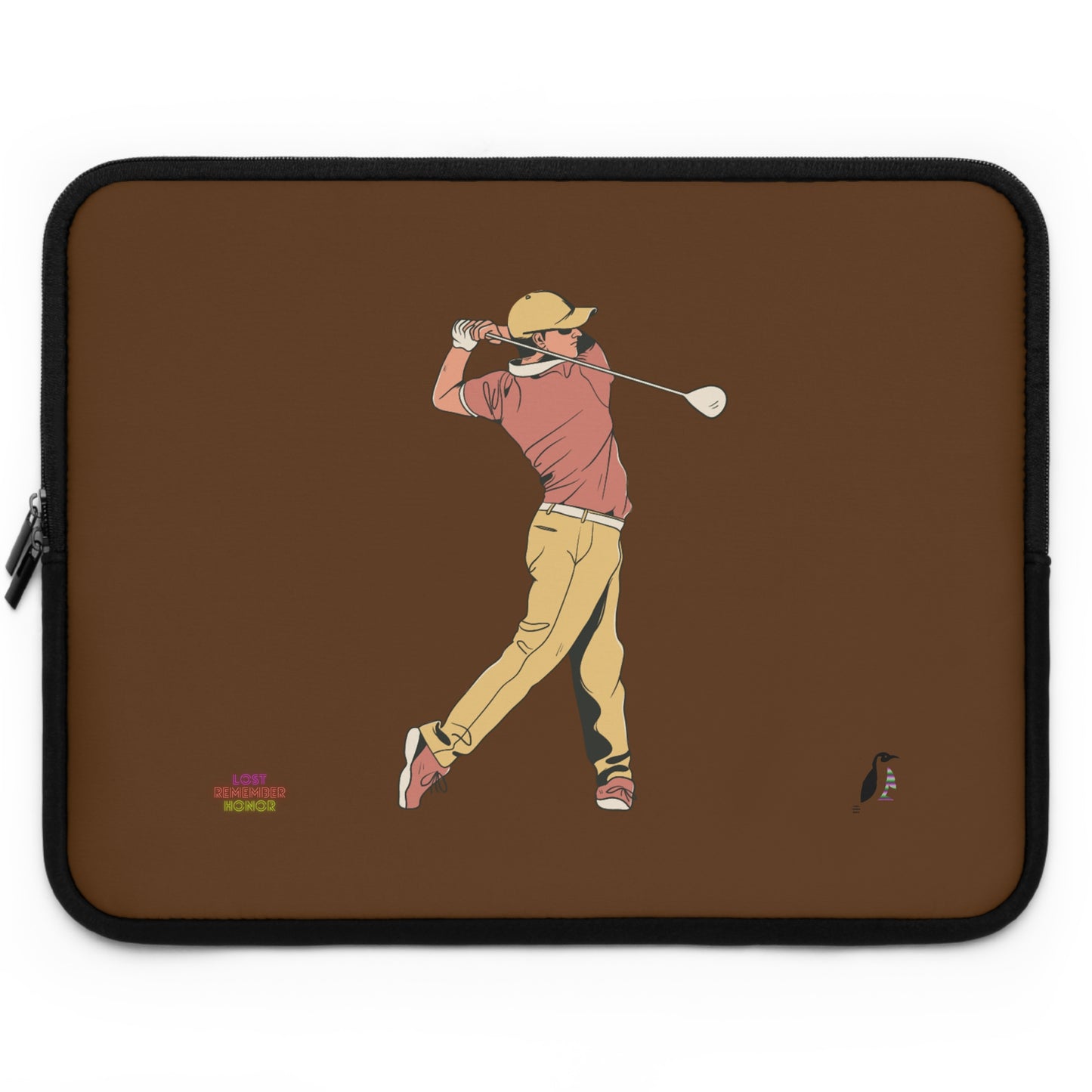 Laptop Sleeve: Golf Brown