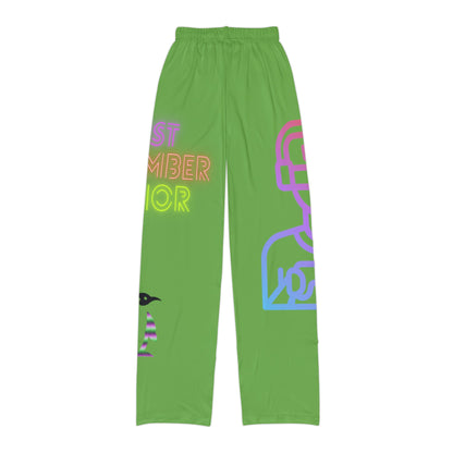 Pajama na pantalon ng mga bata: Gaming Green 