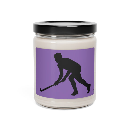 Scented Soy Candle, 9oz: Hockey Lite Purple