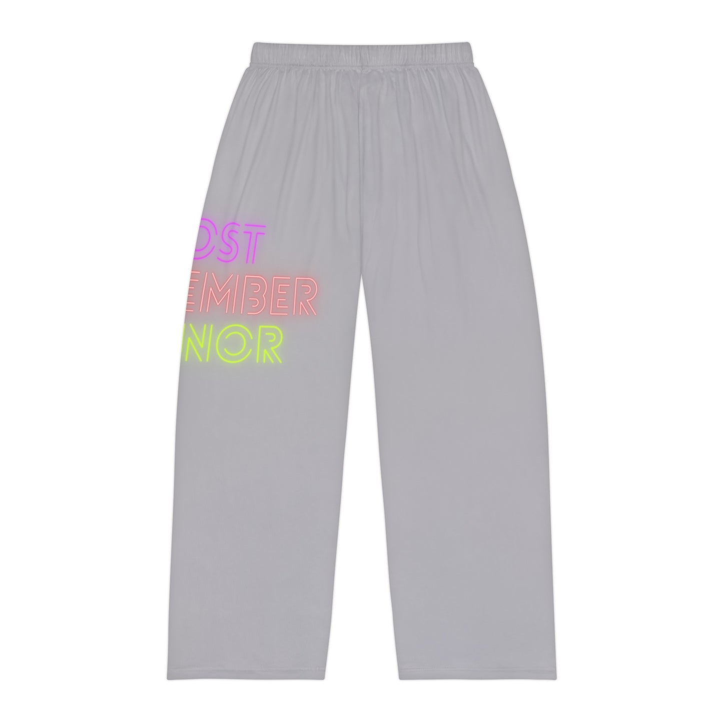 Men's Pajama Pants: Lost Remember Honor Lite Grey