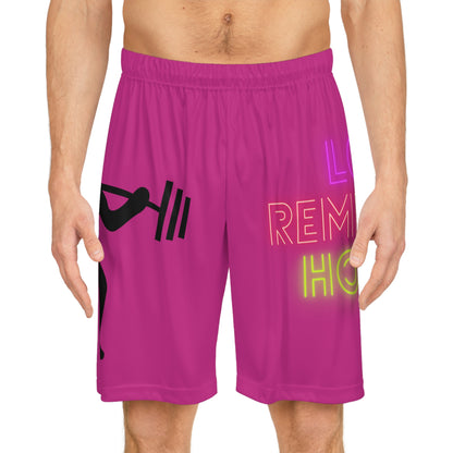 Basketball Shorts: Weightlifting Pink