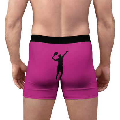 Men's Boxer Briefs: Tennis Pink