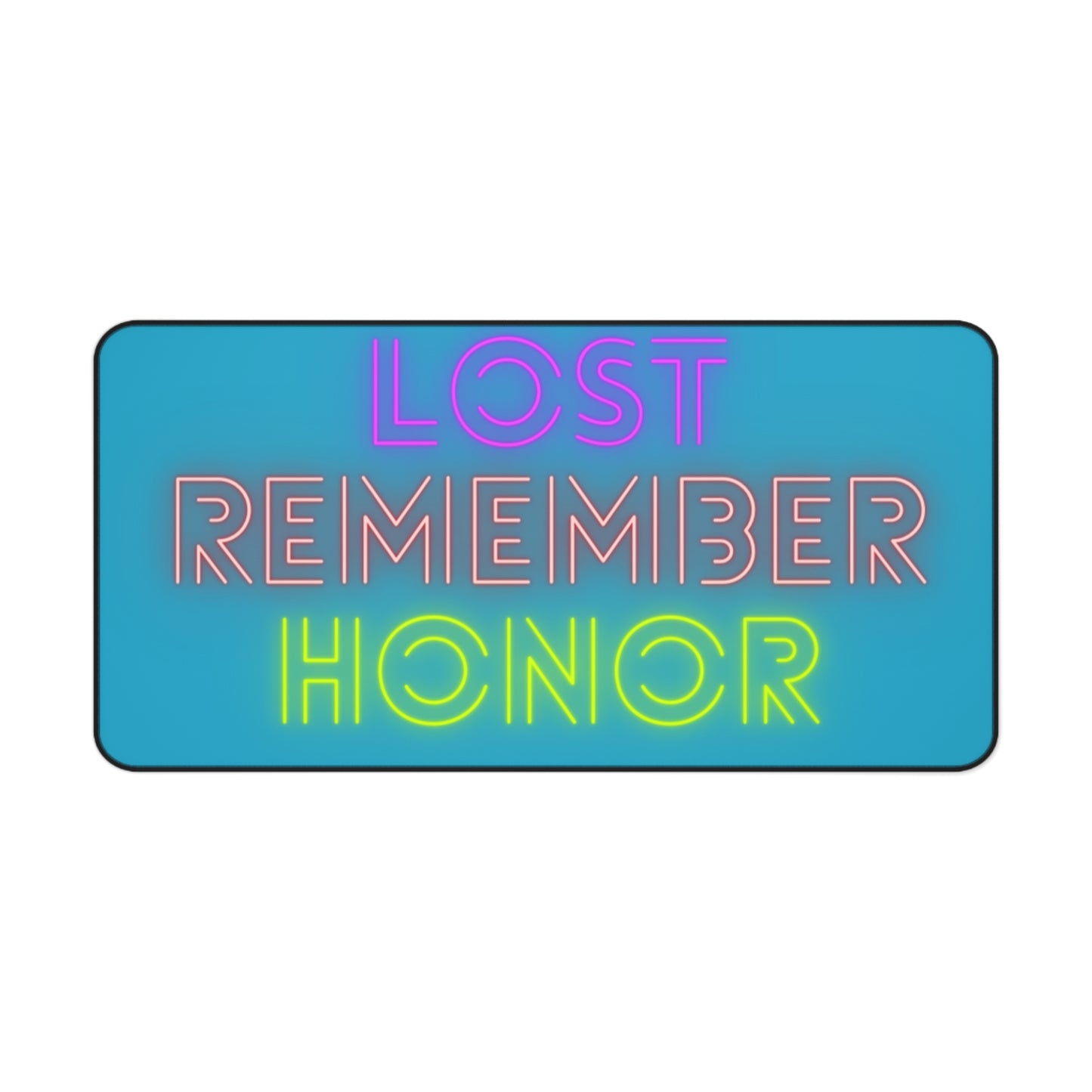 Desk Mat: Lost Remember Honor Turquoise