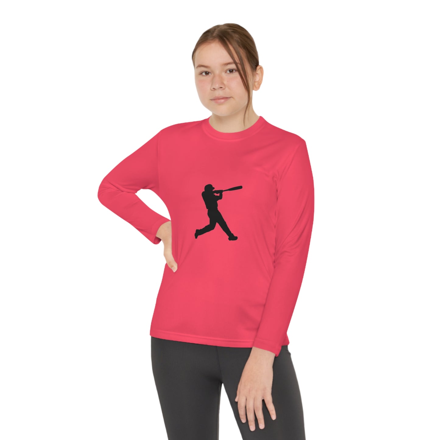 Youth Long Sleeve Competitor Tee: Baseball 