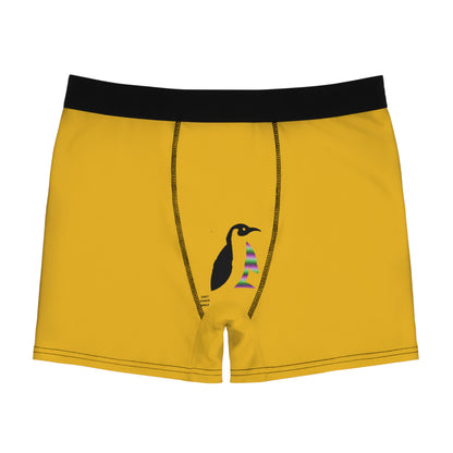 Men's Boxer Briefs: Baseball Yellow