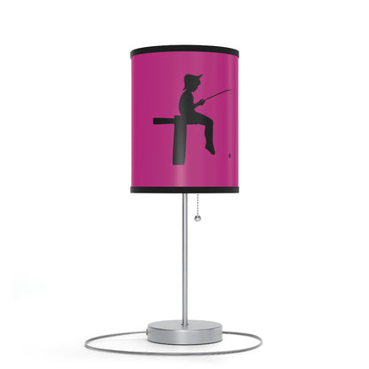 Lamp on a Stand, US|CA plug: Fishing Pink 