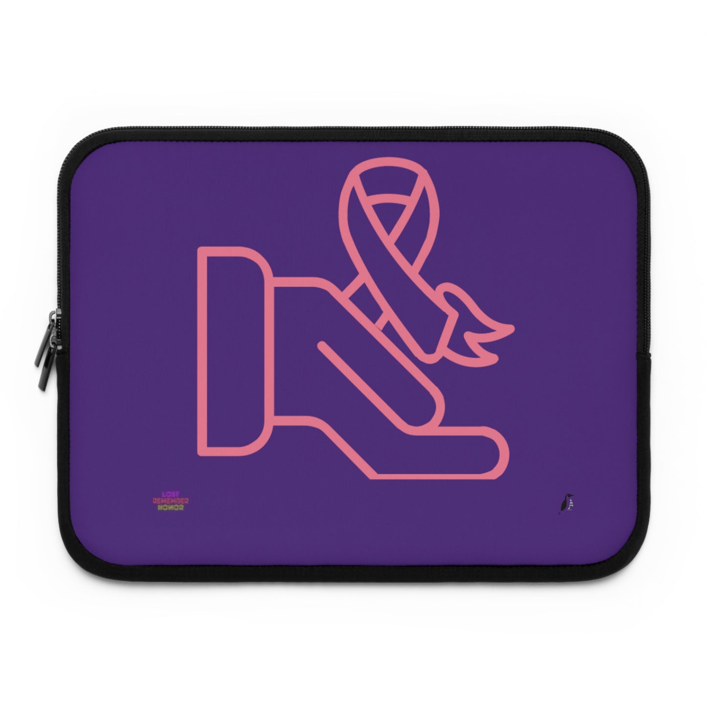 Laptop Sleeve: Fight Cancer Purple