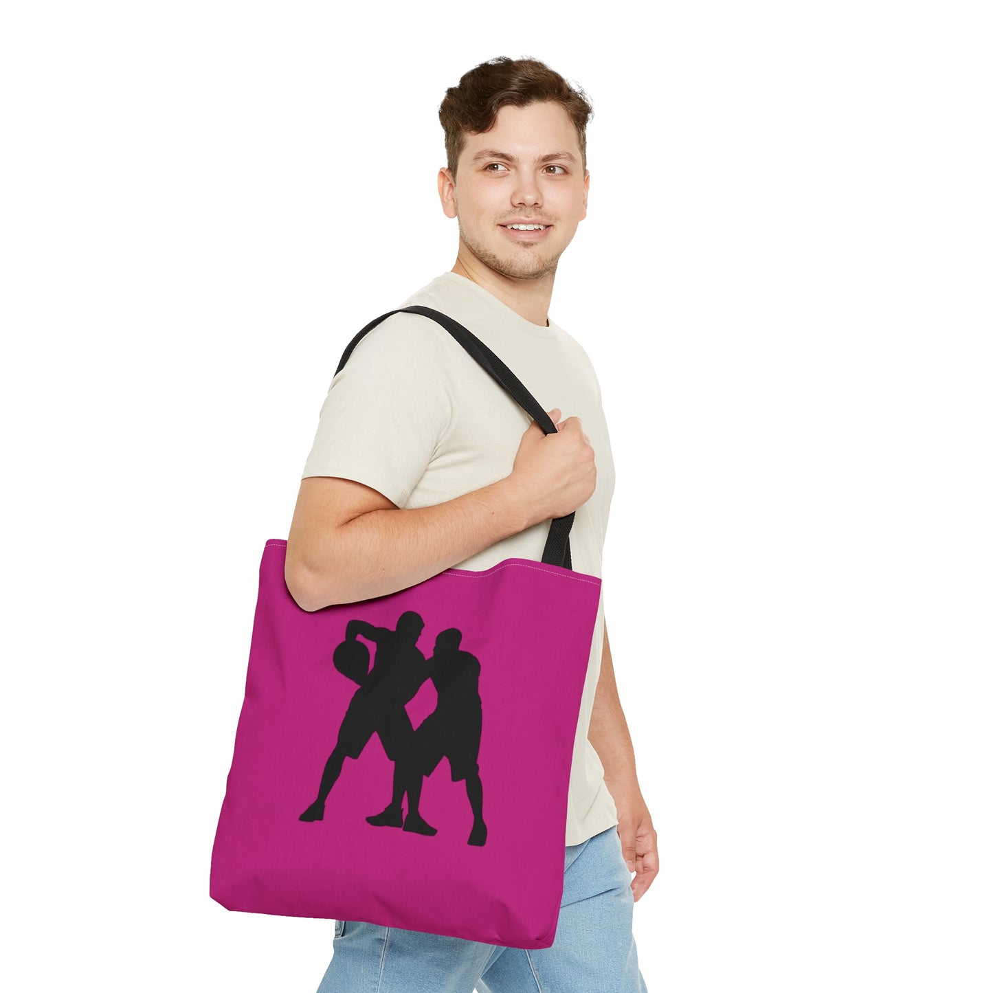 Tote Bag: Basketball Pink