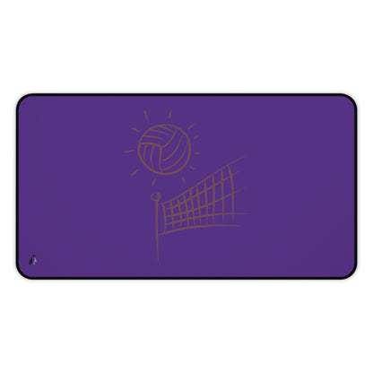 Desk Mat: Volleyball Purple