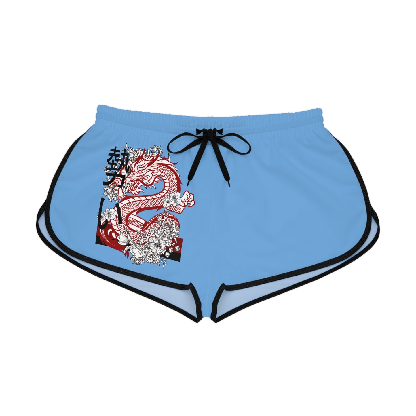 Women's Relaxed Shorts: Dragons Lite Blue