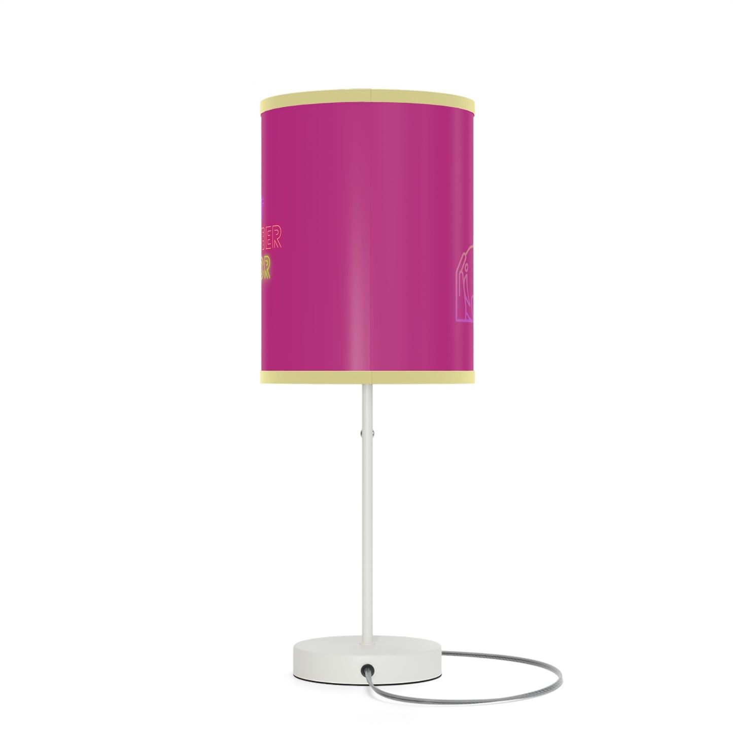 Lamp on a Stand, US|CA plug: Bowling Pink