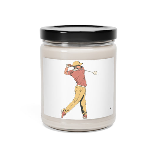 Scented Soy Candle, 9oz: Golf White