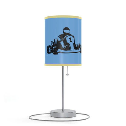 Lamp on a Stand, US|CA plug: Racing Lite Blue