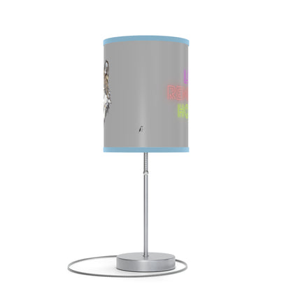 Lamp on a Stand, US|CA plug: Wolves Lite Grey