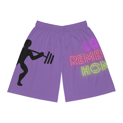 Basketball Shorts: Weightlifting Lite Purple