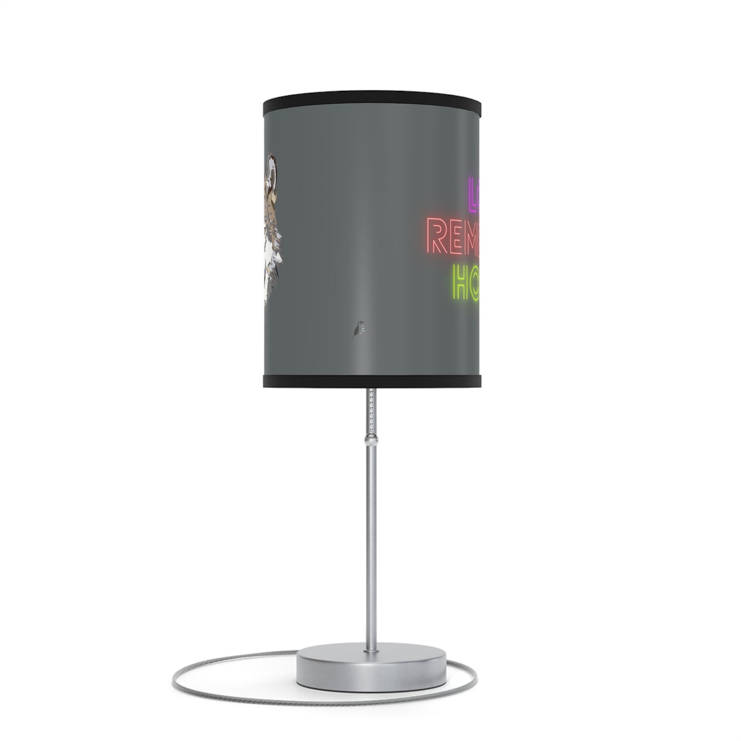 Lamp on a Stand, US|CA plug: Wolves Dark Grey