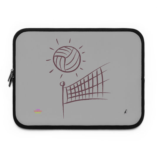 Laptop Sleeve: Volleyball Lite Grey