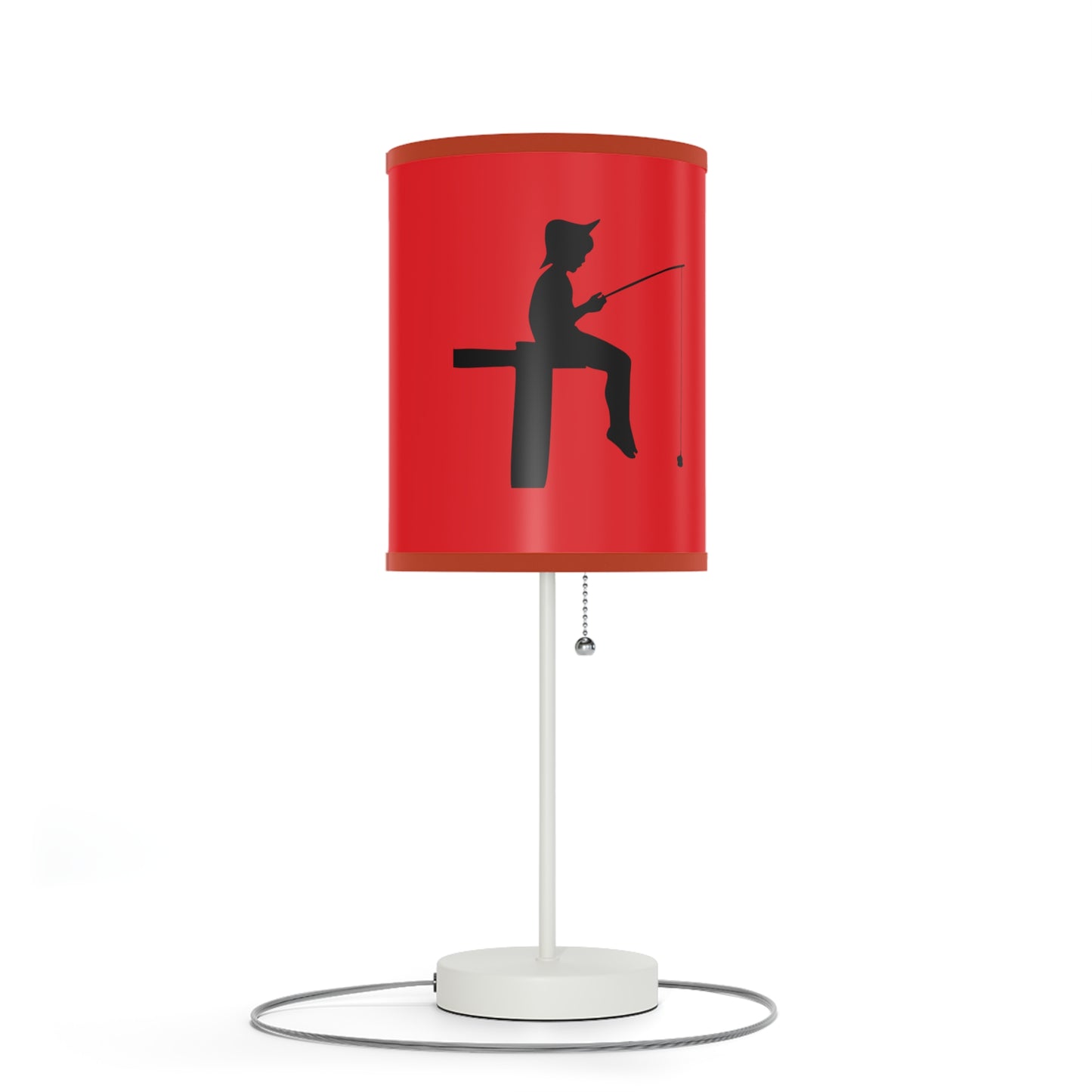 Lamp on a Stand, US|CA plug: Fishing Red 