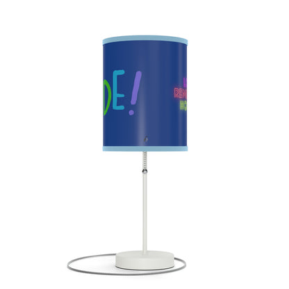 Lamp on a Stand, US|CA plug: LGBTQ Pride Dark Blue