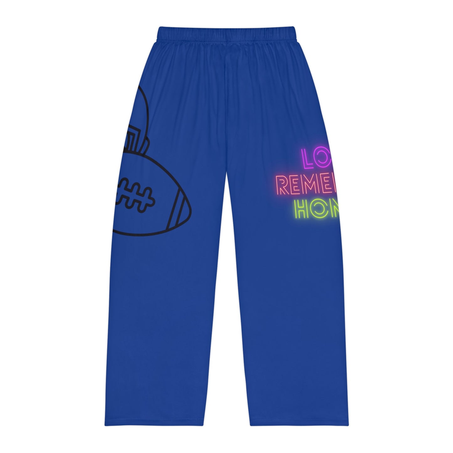 Men's Pajama Pants: Football Dark Blue