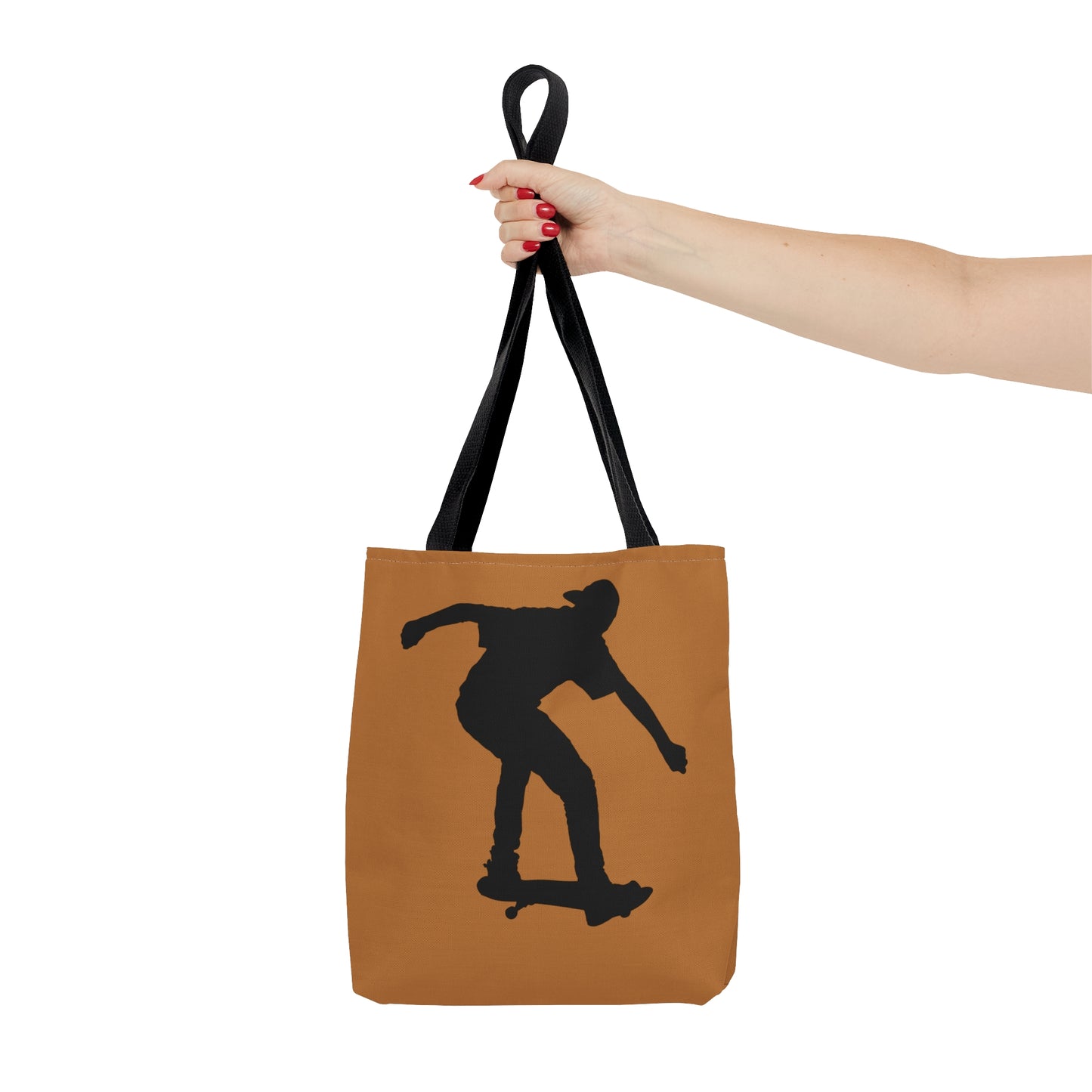 Tote Bag: Skateboarding Lite Brown