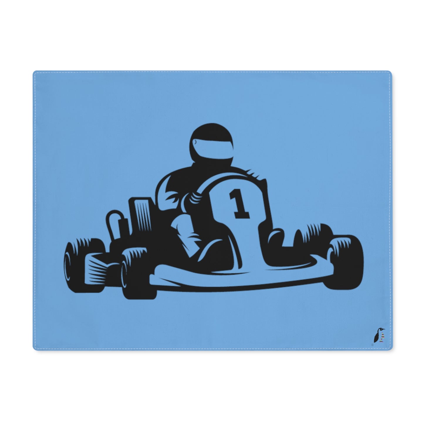 Placemat, 1pc: Racing Lite Blue