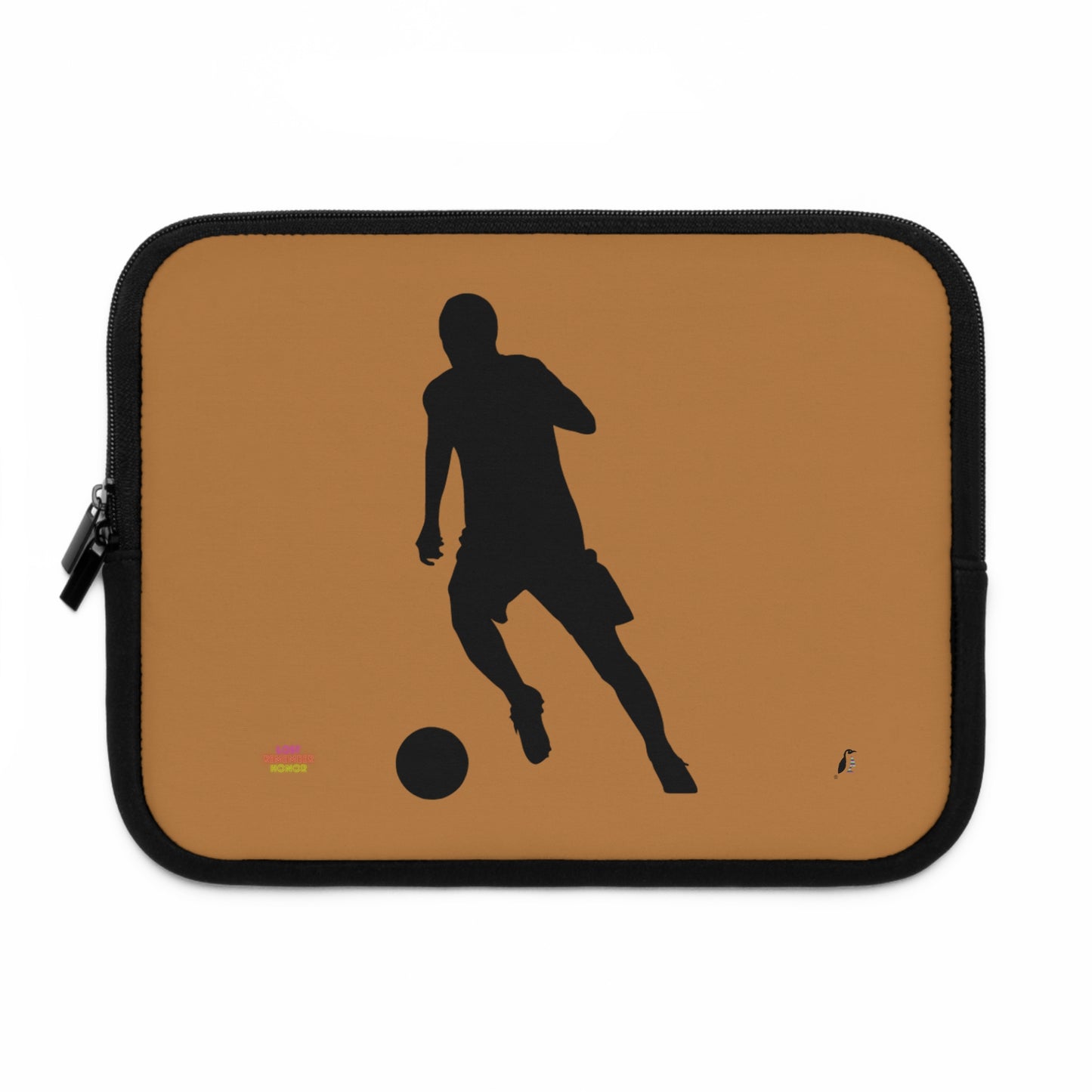 Laptop Sleeve: Soccer Lite Brown