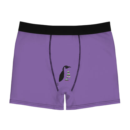 Men's Boxer Briefs: Music Lite Purple