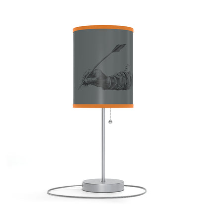 Lamp on a Stand, US|CA plug: Writing Dark Grey