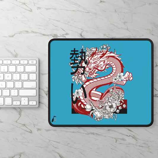Gaming Mouse Pad: Dragons Turquoise