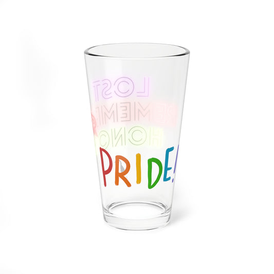 Mixing Glass, 16oz LGBTQ Pride