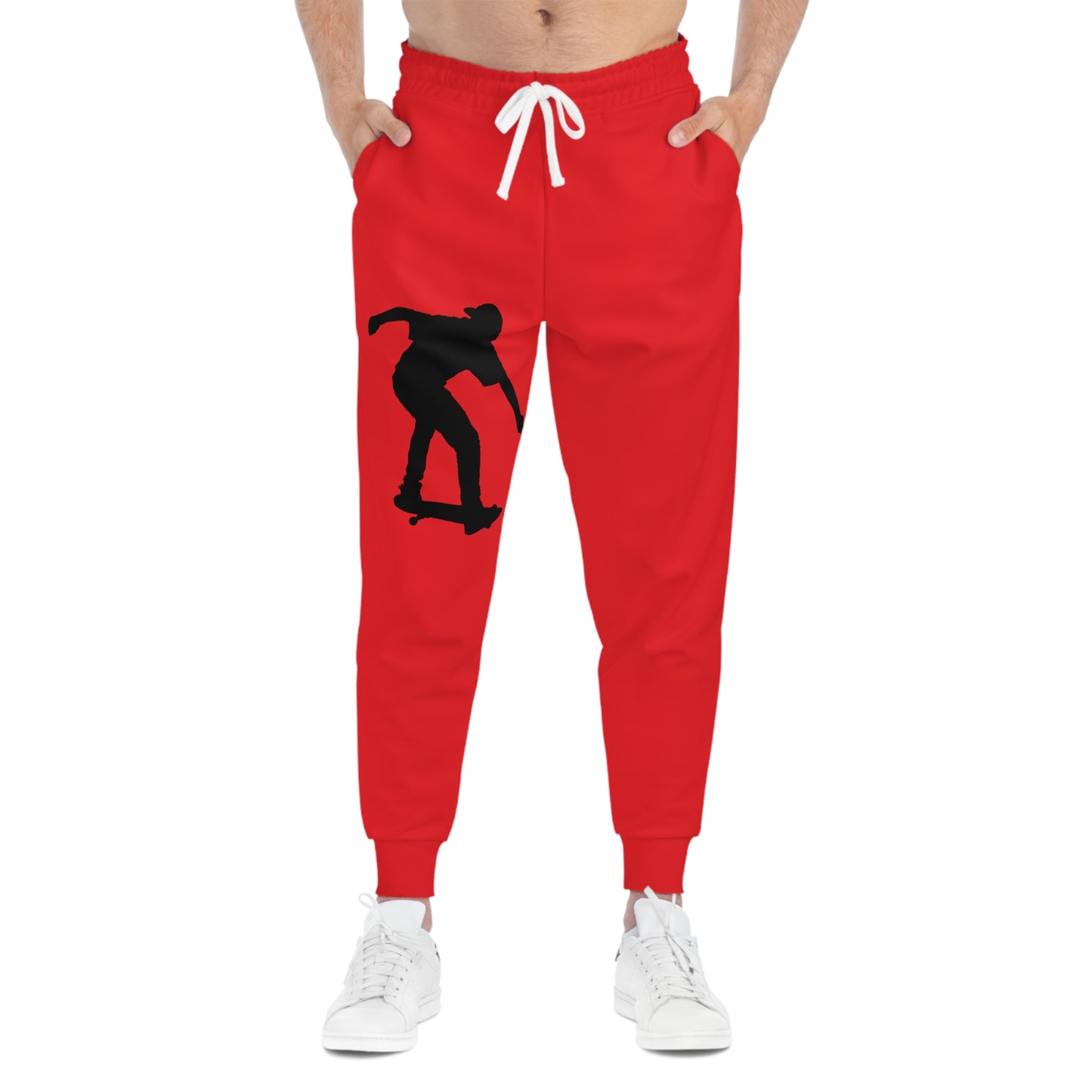 Athletic Joggers: Skateboarding Red