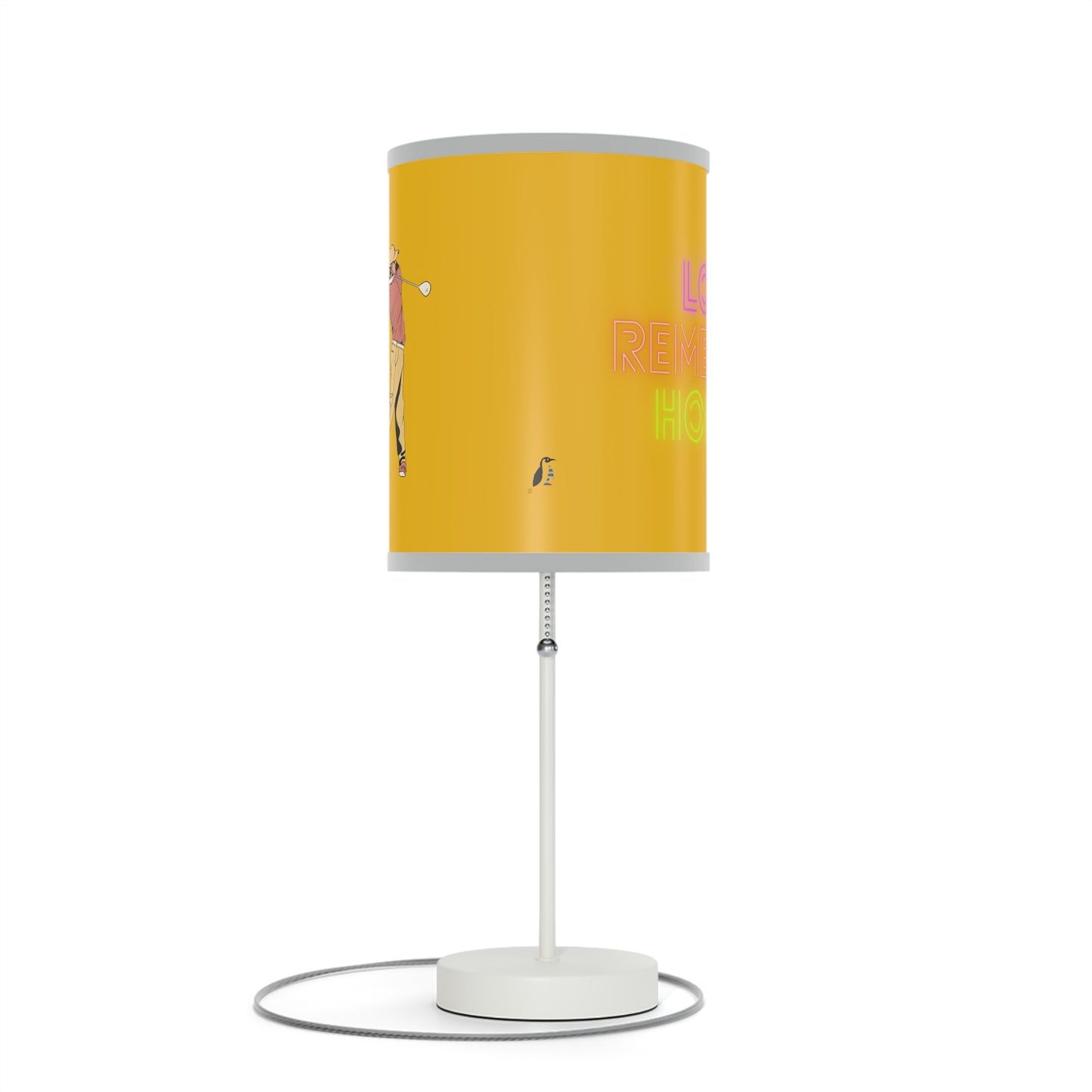 Lamp on a Stand, US|CA plug: Golf Yellow