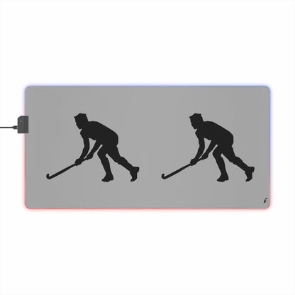 LED Gaming Mouse Pad: Hockey Lite Grey