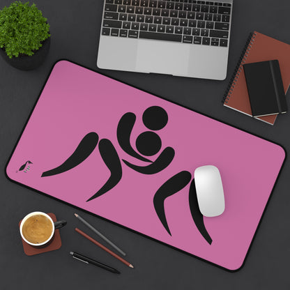 Desk Mat: Wrestling Lite Pink