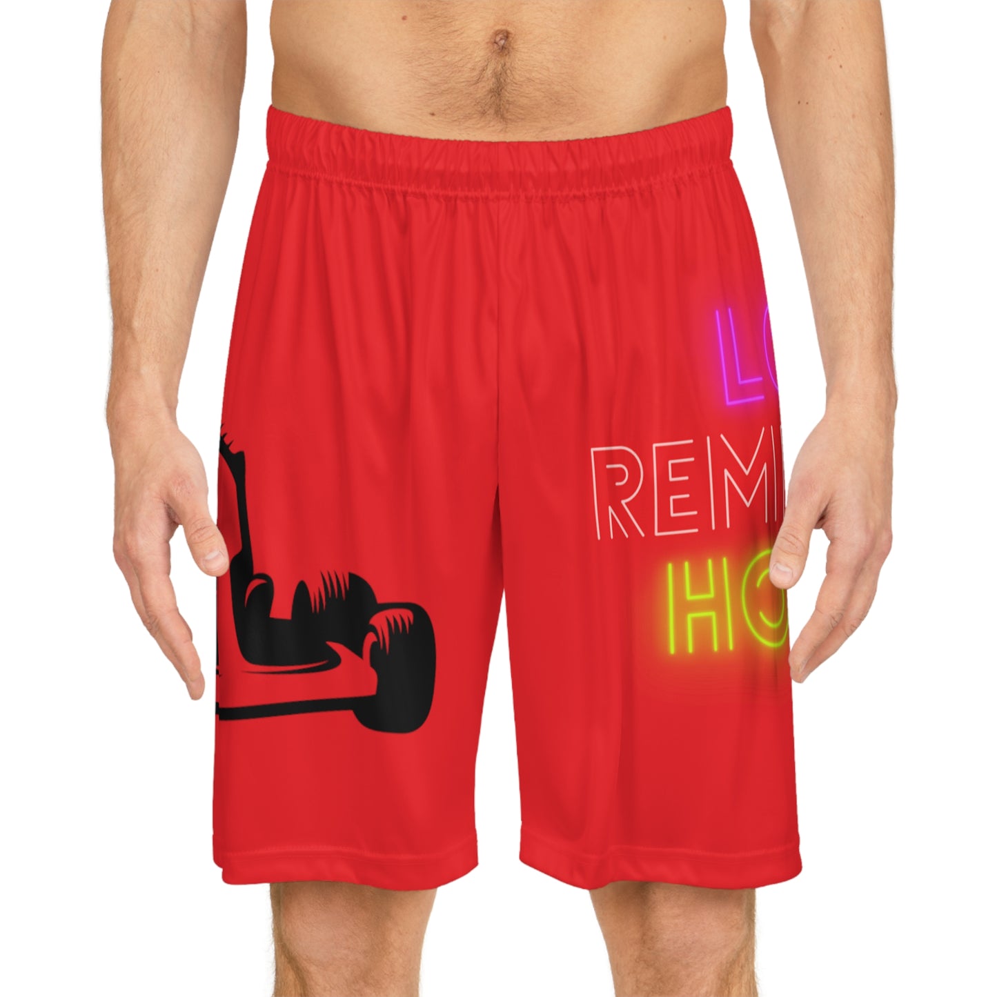 Basketball Shorts: Racing Red