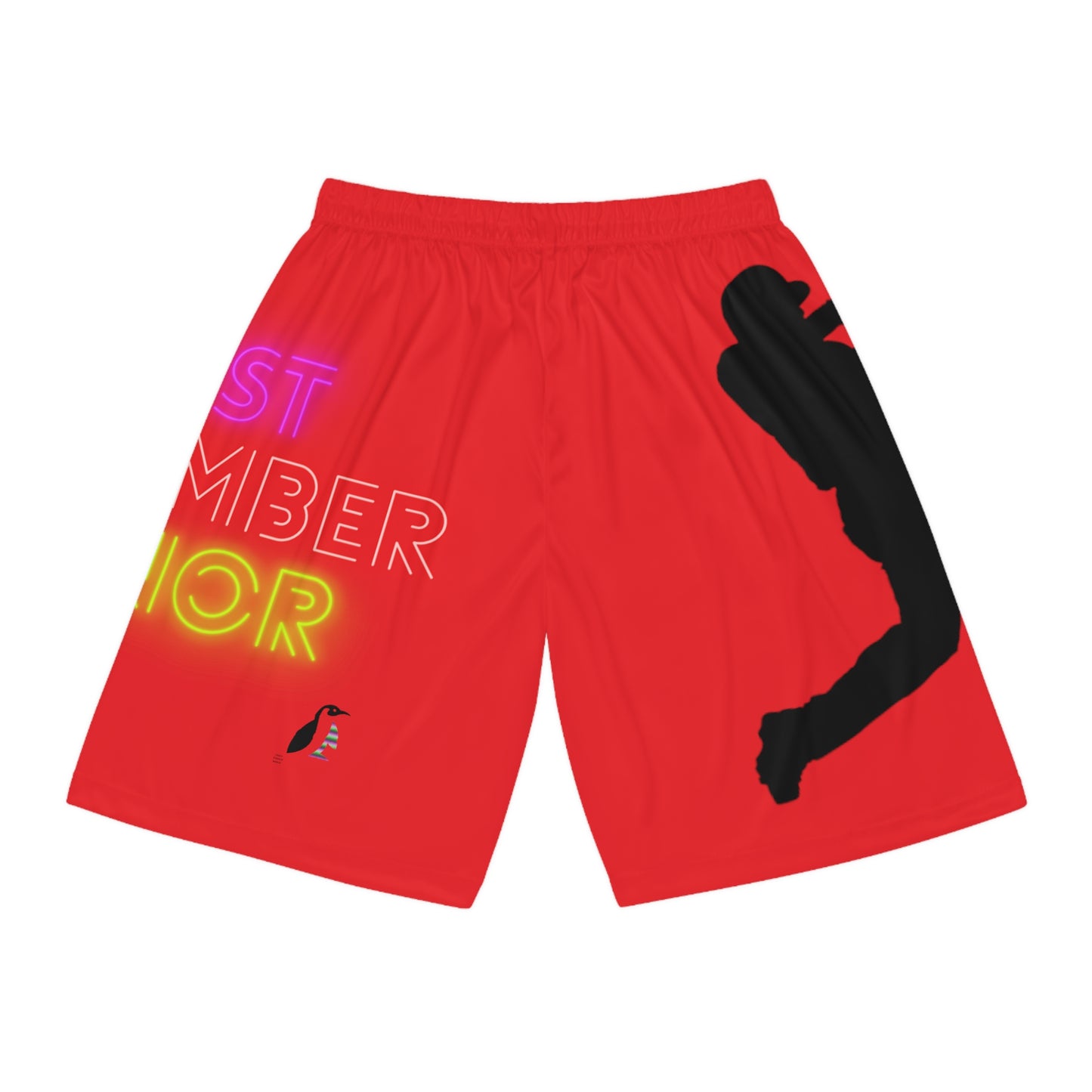 Basketball Shorts: Baseball Red