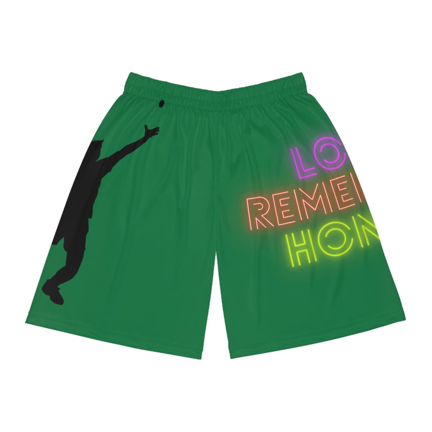 Basketball Shorts: Tennis Dark Green