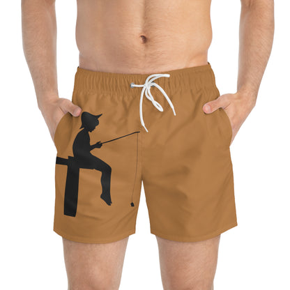 Swim Trunks: Fishing Lite Brown