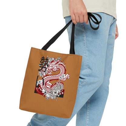 Tote Bag: Dragons Lite Brown