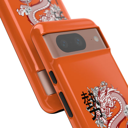 Tough Cases (for Samsung & Google): Dragons Orange