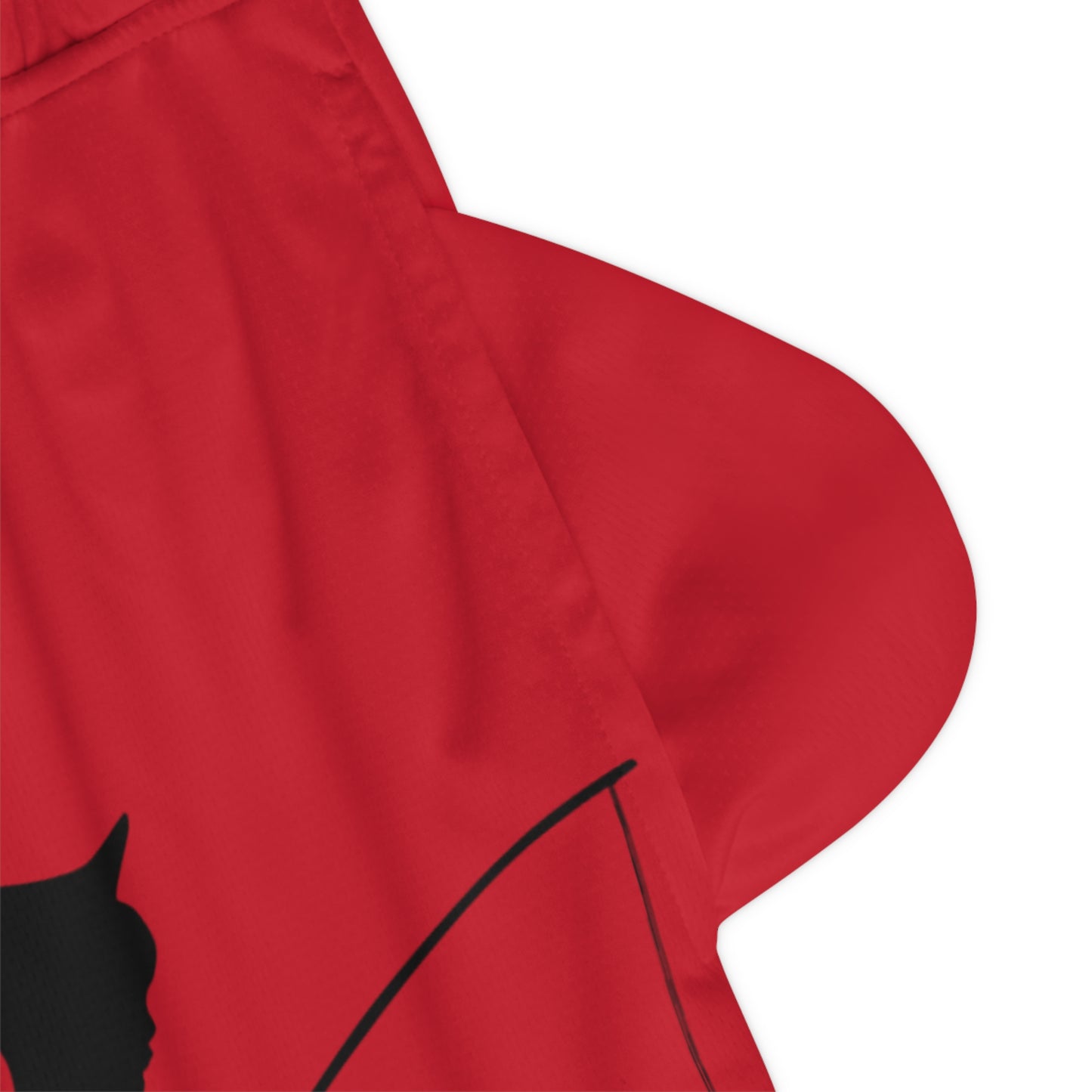 Basketball Rib Shorts: Fishing Dark Red