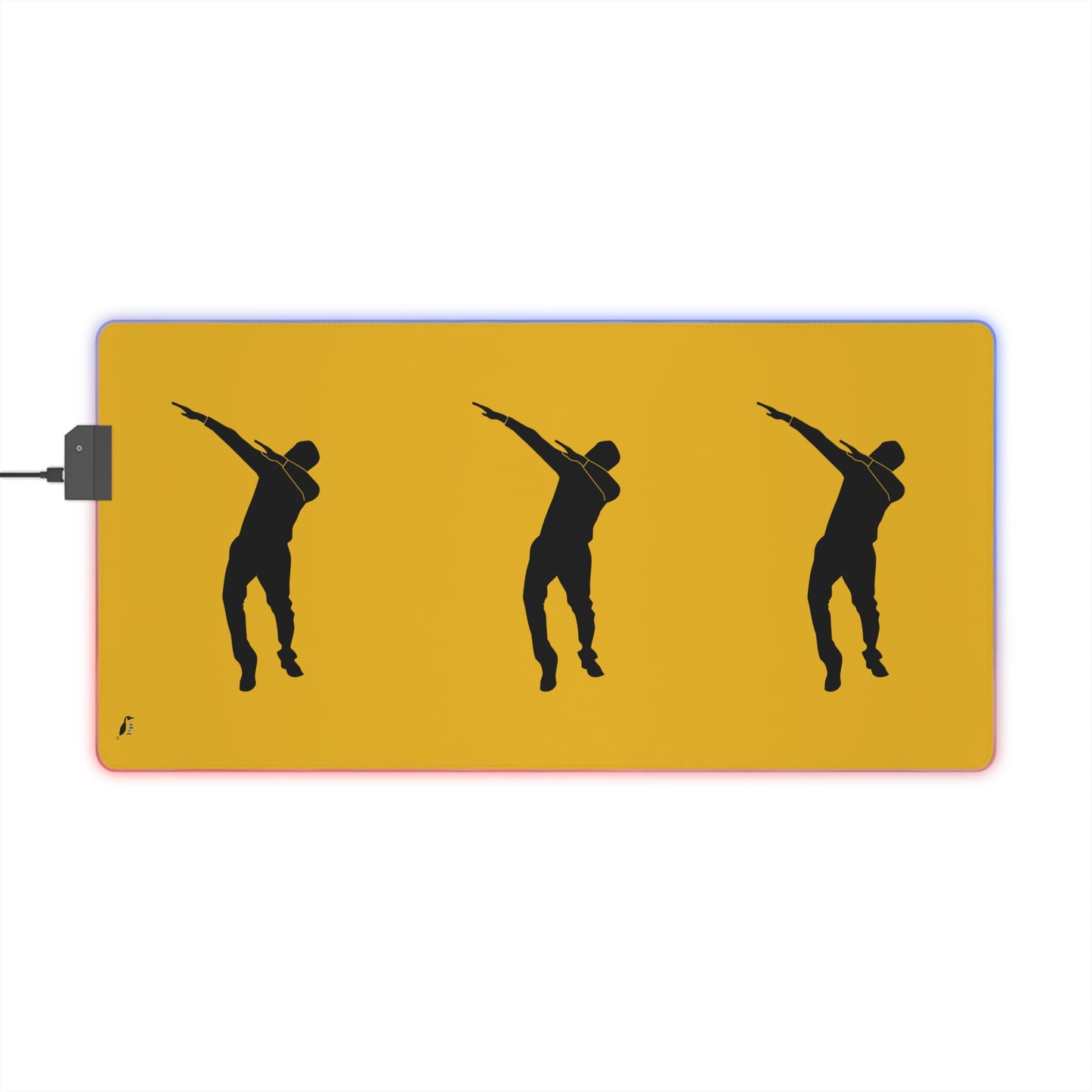 LED Gaming Mouse Pad: Dance Yellow