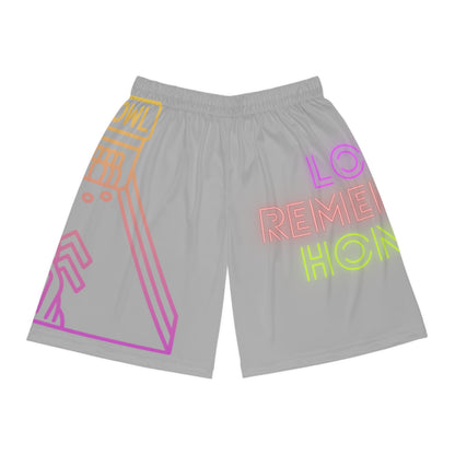 Basketball Shorts: Bowling Lite Grey