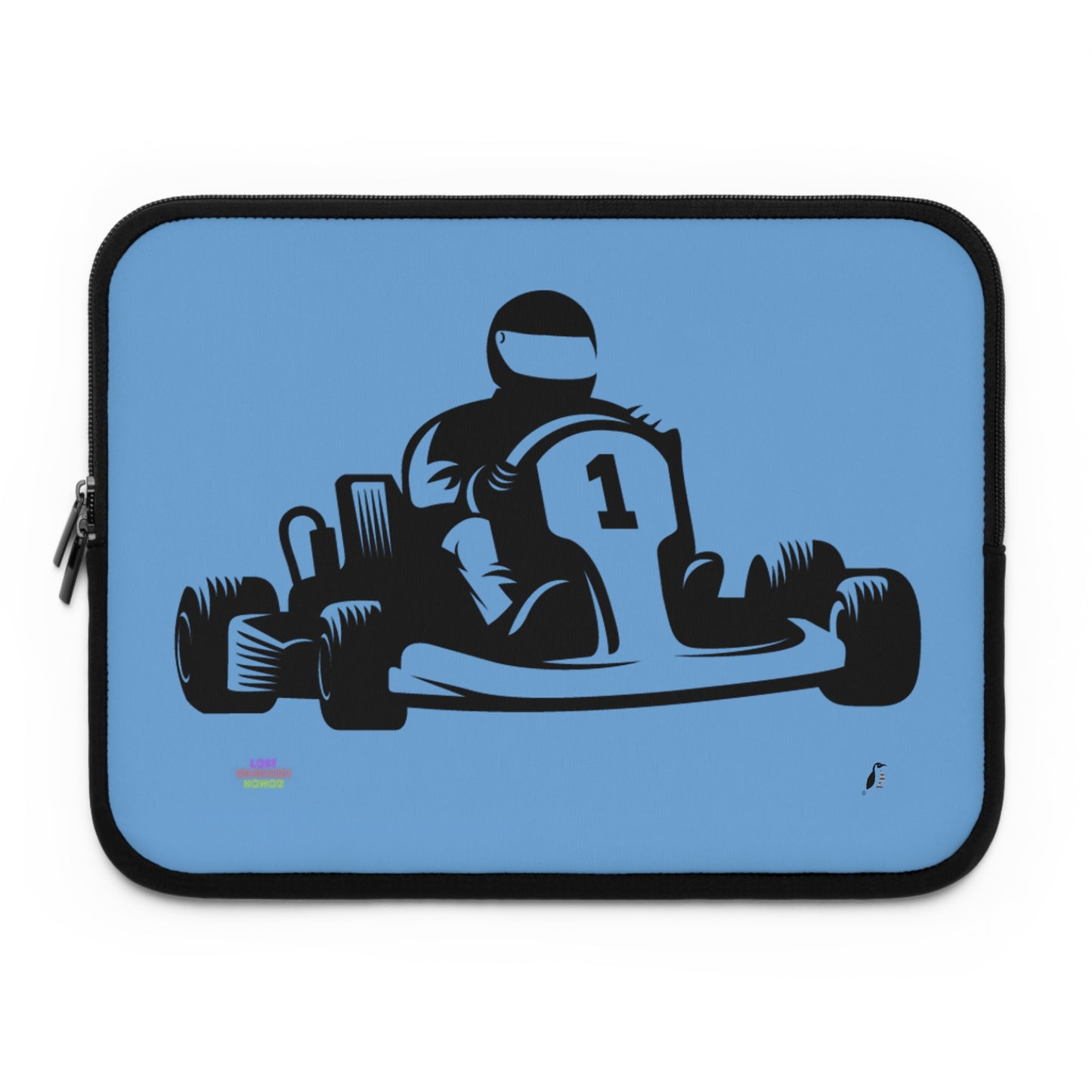 Laptop Sleeve: Racing Lite Blue